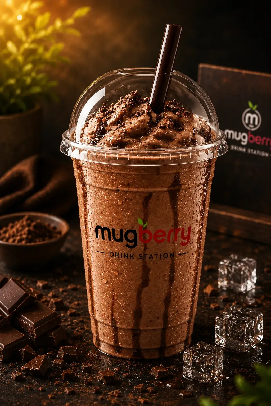 Belgian Chocolate Bliss  signature thick shake